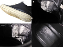 画像をギャラリービューアに読み込む, Rick Owens リックオウエンス LPO LOW SNEAKERS スニーカー RU21S6891 レザー ローカット サイズ42 ブラック 良品 中古 66093