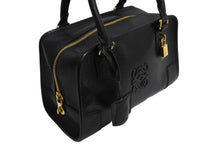画像をギャラリービューアに読み込む, LOEWE ロエベ ハンドバッグ アマソナ28 ブラック レザー 050810 美品 中古 66120