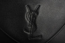 画像をギャラリービューアに読み込む, 極美品 YVES SAINT LAURENT イヴサンローラン レザー ハンドバッグ ブラック ロゴ 手持ち ゴールド金具 中古 66121