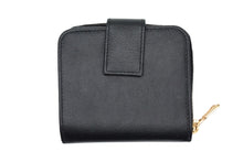 画像をギャラリービューアに読み込む, YVES SAINT LAURENT イヴサンローラン ラウンドファスナー コンパクトウォレット 568985 財布 レザー ブラック 美品 中古 66555