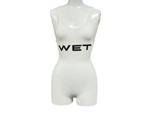 画像をギャラリービューアに読み込む, YEEZY MOWALOLA イージー モワローラ WET ロンパース 繋ぎ ノースリーブ カニエウエスト ロゴ サイズ1 ホワイト 美品 中古 66676