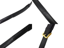 画像をギャラリービューアに読み込む, Givenchy ジバンシー ハンドバッグ ショルダーバッグ 2WAYバッグ ロゴプレート ブラック レザー ゴールド金具 美品 中古 66693