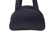 画像をギャラリービューアに読み込む, YVES SAINT LAURENT イヴサンローラン YSL ロゴ ナイロン ハンドバッグ ミニ トート ブラック 良品 中古 66703