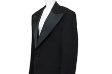 Load image into Gallery viewer, 極美品 Salvatore Ferragamo サルヴァトーレフェラガモ テーラードジャケット イタリア テスート ウール ブラック サイズ46-7R 中古 66846