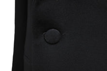 Load image into Gallery viewer, 極美品 Salvatore Ferragamo サルヴァトーレフェラガモ テーラードジャケット イタリア テスート ウール ブラック サイズ46-7R 中古 66846