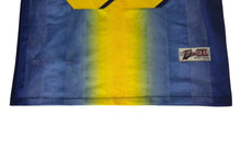 Load image into Gallery viewer, FUBU THE COLLECTION フブ ゲームシャツ ホッケーシャツ サイズF ポリエステル ブルー イエロー メッシュ 美品 中古 66993