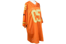 Load image into Gallery viewer, FUBU THE COLLECTION フブ ゲームシャツ ホッケーシャツ サイズXXL ポリエステル オレンジ イエロー メッシュ 美品 中古 66994
