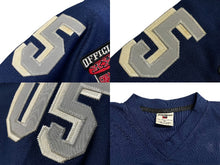 Load image into Gallery viewer, FUBU THE COLLECTION フブ ゲームシャツ ホッケーシャツ サイズXL ポリエステル ネイビー ホワイト 良品 中古 67123