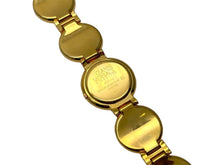 画像をギャラリービューアに読み込む, GIANNI VERSACE ジャンニ ヴェルサーチ メデューサ コインウォッチ 腕時計 5連 ゴールド クオーツ アナログ表示 GP 美品 中古 67237