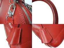 画像をギャラリービューアに読み込む, 極美品 LOUIS VUITTON ルイ ヴィトン アルマBB 2WAYハンドバッグ M40850 トロンハンドル キーベル エピレザー レッド 中古 67345