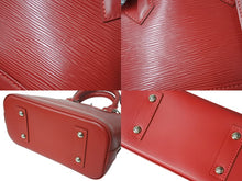 画像をギャラリービューアに読み込む, 極美品 LOUIS VUITTON ルイ ヴィトン アルマBB 2WAYハンドバッグ M40850 トロンハンドル キーベル エピレザー レッド 中古 67345