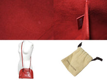 画像をギャラリービューアに読み込む, 極美品 LOUIS VUITTON ルイ ヴィトン アルマBB 2WAYハンドバッグ M40850 トロンハンドル キーベル エピレザー レッド 中古 67345