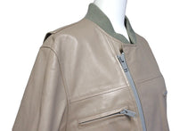 画像をギャラリービューアに読み込む, UNDERCOVER アンダーカバー ジップアップ ライダースジャケット ブルゾン リブトリム UC2B4212 ベージュ 3 美品 中古 67433