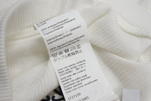 画像をギャラリービューアに読み込む, LOEWE ロエベ タンクトップ ノースリーブ 刺繍ロゴ入り S359Y23X85 サイズXS コットン ポリウレタン ホワイト ブラック 美品 中古 67521