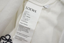 画像をギャラリービューアに読み込む, LOEWE ロエベ タンクトップ ノースリーブ 刺繍ロゴ入り S359Y23X85 サイズXS コットン ポリウレタン ホワイト ブラック 美品 中古 67521
