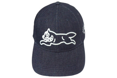 新品未使用 ICECREAM アイスクリーム BBC DENIM CAP RUNNING DOG デニム キャップ ICJP233H002 サイズM ブラック 中古 67726