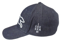 画像をギャラリービューアに読み込む, 新品未使用 ICECREAM アイスクリーム BBC DENIM CAP RUNNING DOG デニム キャップ ICJP233H002 サイズM ブラック 中古 67726
