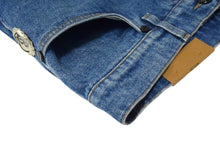 画像をギャラリービューアに読み込む, 新品未使用 BURBERRY バーバリー Bottle Cap Detail ボトル キャップ ディテール デニム パンツ 4559060 サイズ34x32 中古 4c067961