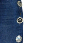 画像をギャラリービューアに読み込む, 新品未使用 BURBERRY バーバリー Bottle Cap Detail ボトル キャップ ディテール デニム パンツ 4559060 サイズ34x32 中古 4c067961