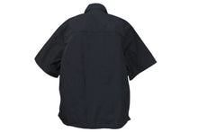 画像をギャラリービューアに読み込む, CHROME HEARTS クロムハーツ CHクロスパッチ ダガージップアップシャツ 402200167******337 半袖 サイズXL ナイロン カーフ 美品 中古 4c068282