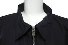 画像をギャラリービューアに読み込む, CHROME HEARTS クロムハーツ CHクロスパッチ ダガージップアップシャツ 402200167******337 半袖 サイズXL ナイロン カーフ 美品 中古 4c068282