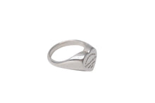 画像をギャラリービューアに読み込む, TIFFANY&amp;Co ティファニー リターントゥ ハート シグネット リング 指輪 6.2g シルバー925 サイズ11号 美品 中古 4c068566