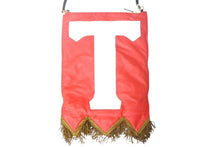 画像をギャラリービューアに読み込む, Burberry バーバリー フラッグバッグ クラッチバッグ 旗 イタリア製 レザー レッド ホワイト ゴールド金具 美品 中古 4c068608