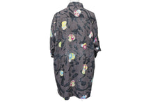 画像をギャラリービューアに読み込む, 極美品 ISSEY MIYAKE MEN イッセイミヤケ メン × 村上隆 プリント 半袖シャツ ブラウン ポジきのこ ME01FJ634 サイズL 中古 4c068757