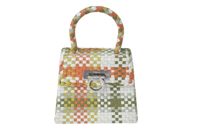 Salvatore Ferragamo サルヴァトーレフェラガモ ガンチーニ ハンドバッグ DO217228 レザー マルチカラー 美品 中古 4c069117