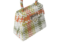 Load image into Gallery viewer, Salvatore Ferragamo サルヴァトーレフェラガモ ガンチーニ ハンドバッグ DO217228 レザー マルチカラー 美品 中古 4c069117