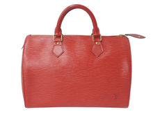 画像をギャラリービューアに読み込む, LOUIS VUITTON ルイ ヴィトン エピ スピーディ30 ハンドバッグ M43007 エピレザー カスティアンレッド ゴールド金具 美品 中古 4c069168