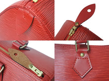 画像をギャラリービューアに読み込む, LOUIS VUITTON ルイ ヴィトン エピ スピーディ30 ハンドバッグ M43007 エピレザー カスティアンレッド ゴールド金具 美品 中古 4c069168