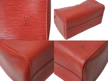 画像をギャラリービューアに読み込む, LOUIS VUITTON ルイ ヴィトン エピ スピーディ30 ハンドバッグ M43007 エピレザー カスティアンレッド ゴールド金具 美品 中古 4c069168