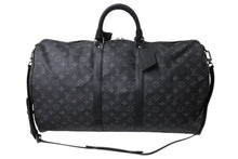 画像をギャラリービューアに読み込む, 極美品 LOUIS VUITTON ルイヴィトン ボストンバッグ キーポルバンドリエール55 モノグラムエクリプス M40605 中古 4c069381