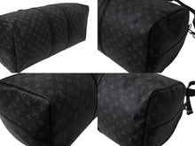 画像をギャラリービューアに読み込む, 極美品 LOUIS VUITTON ルイヴィトン ボストンバッグ キーポルバンドリエール55 モノグラムエクリプス M40605 中古 4c069381