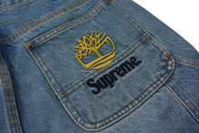 画像をギャラリービューアに読み込む, [USED/中古]Supreme シュプリーム デニムパンツ Double Knee Painter Pant Denim 21SS ブルー コットン 30 Bランク 中古 4c069413