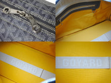 画像をギャラリービューアに読み込む, 極美品 GOYARD ゴヤール クロワジエール35 ボストンバッグ グレー PVC レザー シルバー金具 中古 4c069428