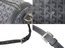 画像をギャラリービューアに読み込む, 極美品 GOYARD ゴヤール クロワジエール35 ボストンバッグ グレー PVC レザー シルバー金具 中古 4c069428