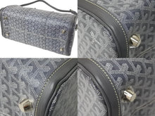 画像をギャラリービューアに読み込む, 極美品 GOYARD ゴヤール クロワジエール35 ボストンバッグ グレー PVC レザー シルバー金具 中古 4c069428