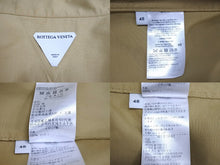 画像をギャラリービューアに読み込む, 極美品 BOTTEGA VENETA ボッテガヴェネタ 開襟シャツ 半袖 708395 V25E0 イタリア製 コットン ベージュ サイズ48 中古 4c069650
