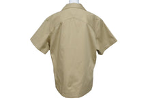 画像をギャラリービューアに読み込む, 極美品 BOTTEGA VENETA ボッテガヴェネタ 開襟シャツ 半袖 708395 V25E0 イタリア製 コットン ベージュ サイズ48 中古 4c069650