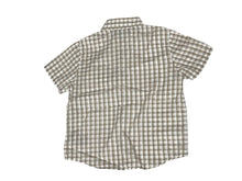 画像をギャラリービューアに読み込む, Dior ディオール ギンガムチェック柄 キッズ 半袖シャツ 2EBMCHE1VP ホワイト ベージュ 蜂 刺繍 子供服 コットン サイズ4A 美品 中古 4c073878
