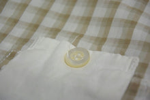 画像をギャラリービューアに読み込む, Dior ディオール ギンガムチェック柄 キッズ 半袖シャツ 2EBMCHE1VP ホワイト ベージュ 蜂 刺繍 子供服 コットン サイズ4A 美品 中古 4c073878