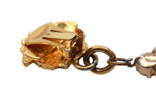 Load image into Gallery viewer, Gianni Versace ジャンニ ヴェルサーチ メデューサ クリスタル イヤリング ゴールド 33.8g ラインストーン メッキ アクセサリー ジュエリー 中古 4c074264