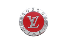 画像をギャラリービューアに読み込む, 極美品 Supreme シュプリーム × LOUIS VUITTON ルイヴィトン ピンズ ピンバッチ MP2076 17AW シルバー レッド ブランドロゴ 中古 4c074543