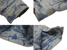 画像をギャラリービューアに読み込む, A BATHING APE アベイシングエイプ ソリッドカモ柄 クロップド デニムジャケット ブルー コットン S 001LJI302003L 中古 4c075940