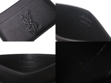 画像をギャラリービューアに読み込む, 極美品 YVES SAINT LAURENT イヴサンローラン カードケース パスケース GRZ568986Y YSLロゴ レザー ブラック 中古 4c076183