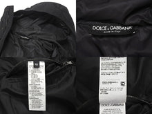 画像をギャラリービューアに読み込む, 極美品 DOLCE&amp;GABBANA ドルチェアンドガッバーナ ウールダウンジャケット G9JH4T サイズ50 ダークグレー ロゴプレート 中古 4c076240