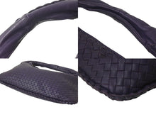 画像をギャラリービューアに読み込む, BOTTEGA VENETA ボッテガヴェネタ ホーボー イントレチャート ワンショルダーバッグ 115653 パープル 美品 中古 4c076249