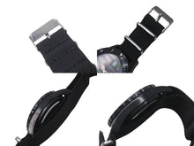 画像をギャラリービューアに読み込む, 極美品 A BATHING APE アベイシングエイプ 腕時計 回転ベゼル 迷彩柄 ブラック グリーン シルバー金具 中古 4c076255